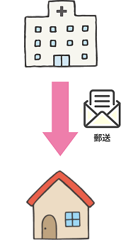ご自宅に届く場合
